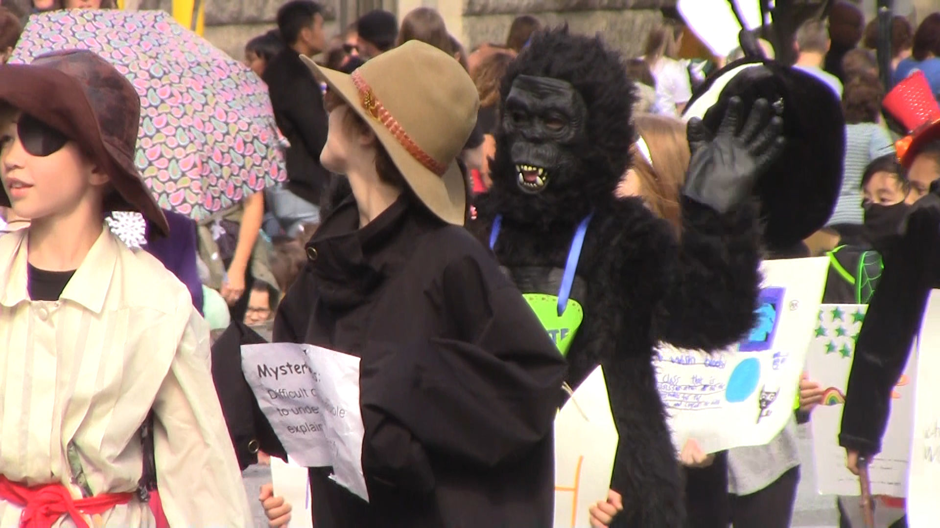 Wordplay in Wilmington: students parade, party in the streets to celebrate Dictionary Day